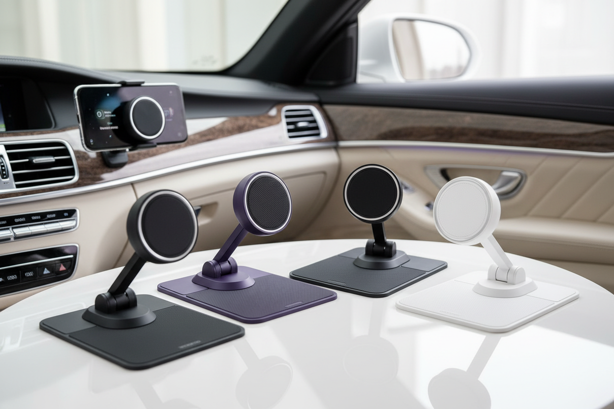 Adjustable Car Mount Magnetic Phone Holder