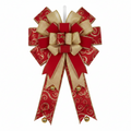 Christmas Door Hanging Bow Ribbon
