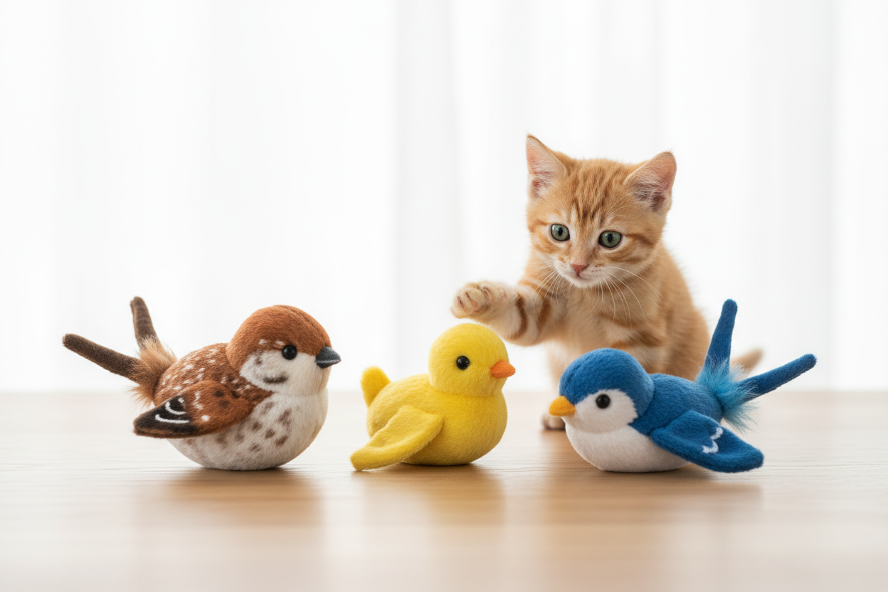 Plush Bird Pet Toy